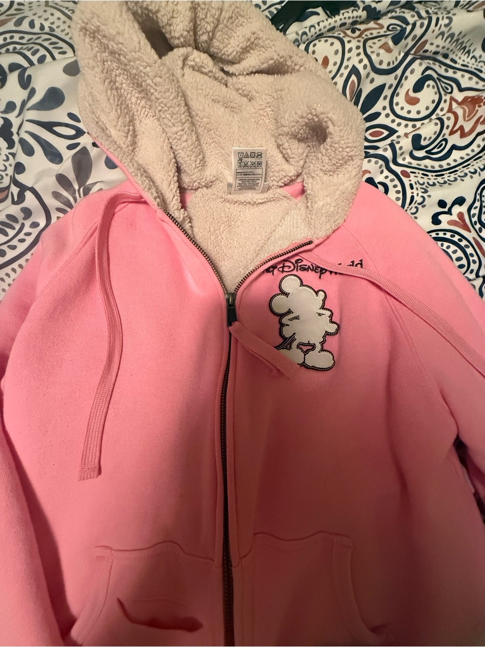 Disney Pink Sherpa-Lined Hoodie Jacket - Picture 4 of 6